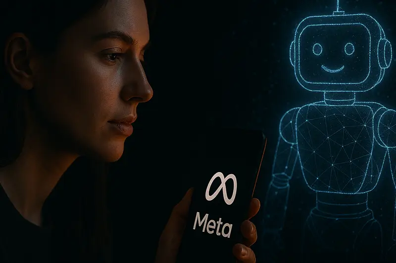 Imagem do chatbot da Meta em ação